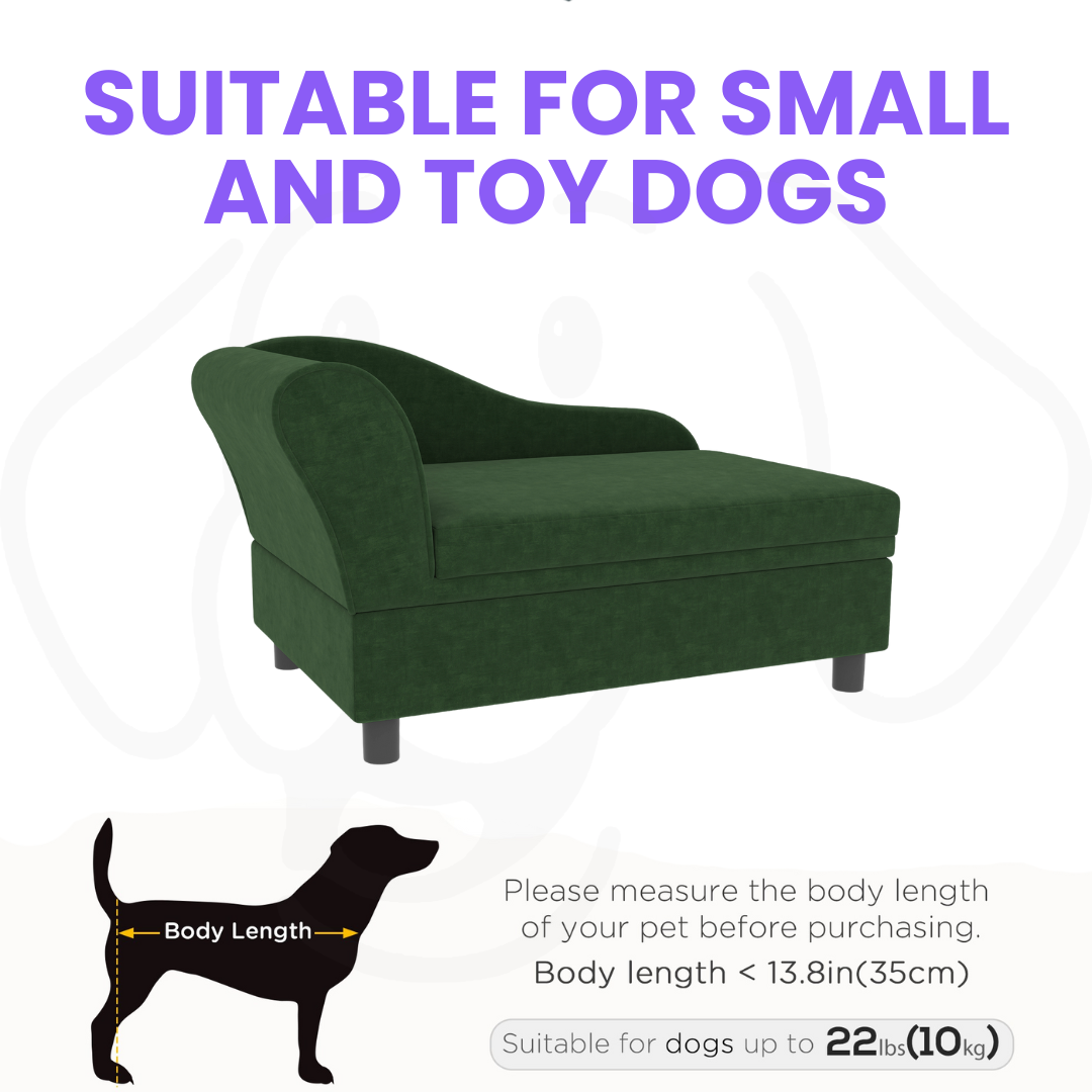Luxury Small Dog Sofa Bed with Hidden Storage Luxury Small Dog Bed With Hidden Storage