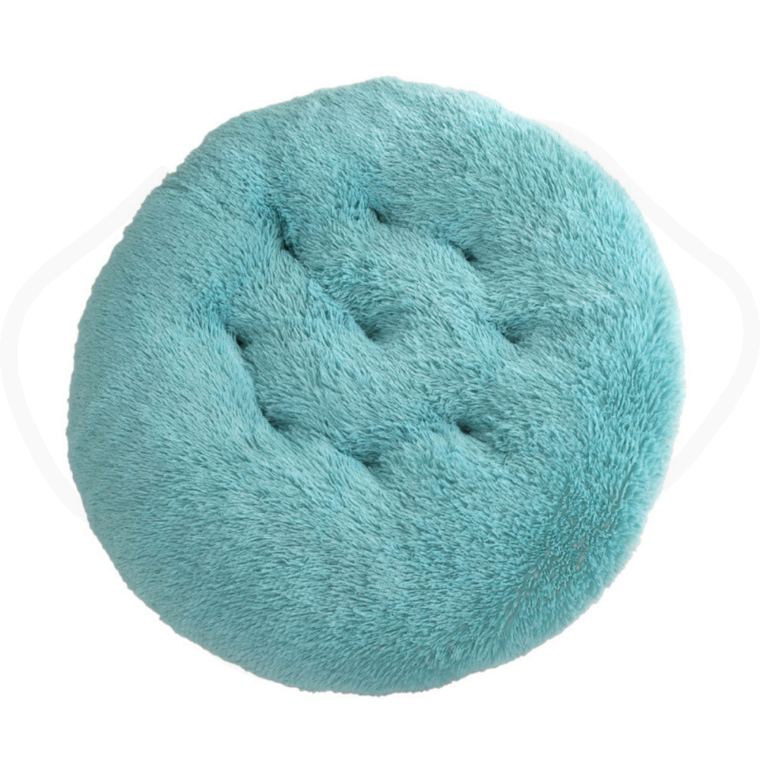 Round Pet Mat Dog Bed Plush Warm Sleep Dog Bed Cathouse Doghouse