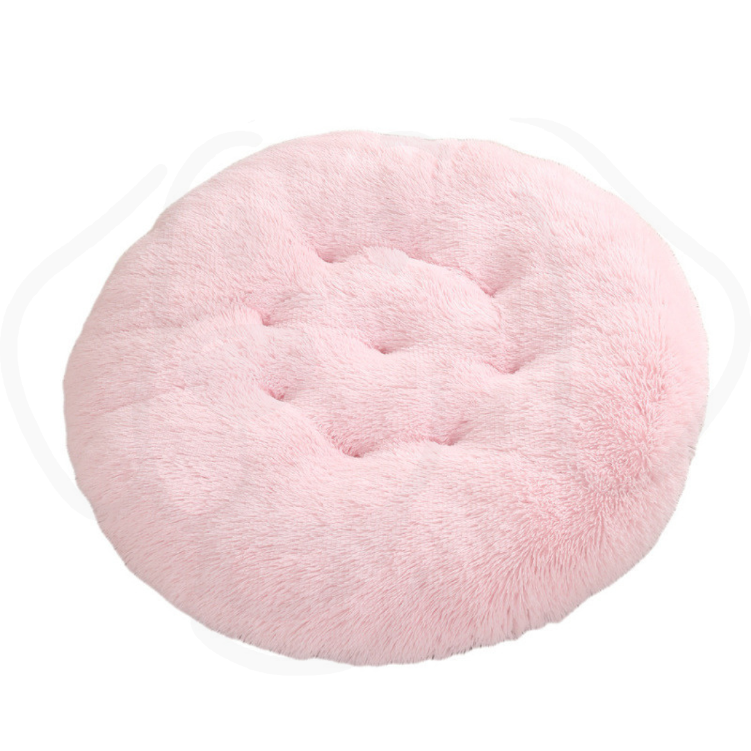 Round Pet Mat Dog Bed Plush Warm Sleep Dog Bed Cathouse Doghouse