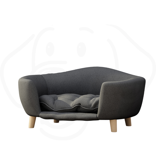 Round Mid- Century Luxury Dog Bed