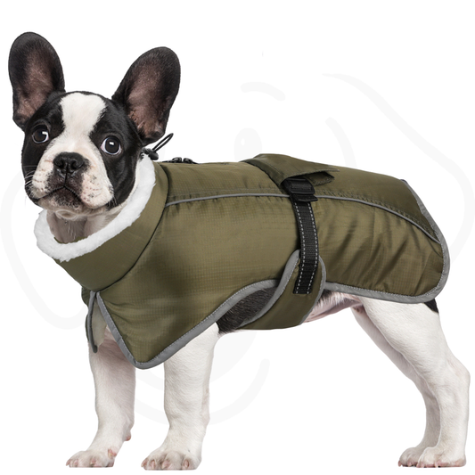 Pet Autumn & Winter Thick Warm Waterproof Dog Coat – Windproof, Reflective & Ultra-Cozy