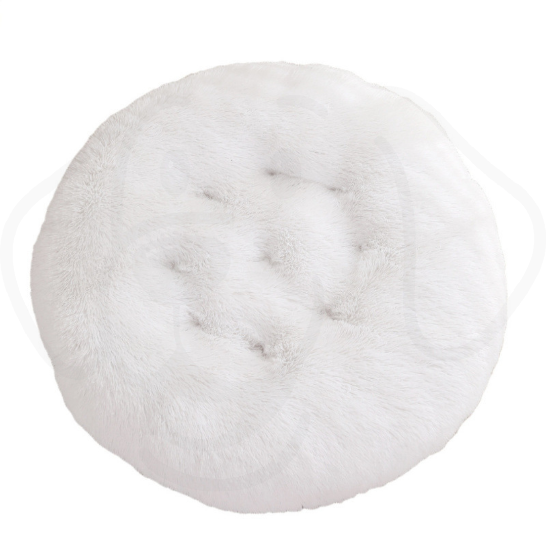 Round Pet Mat Dog Bed Plush Warm Sleep Dog Bed Cathouse Doghouse