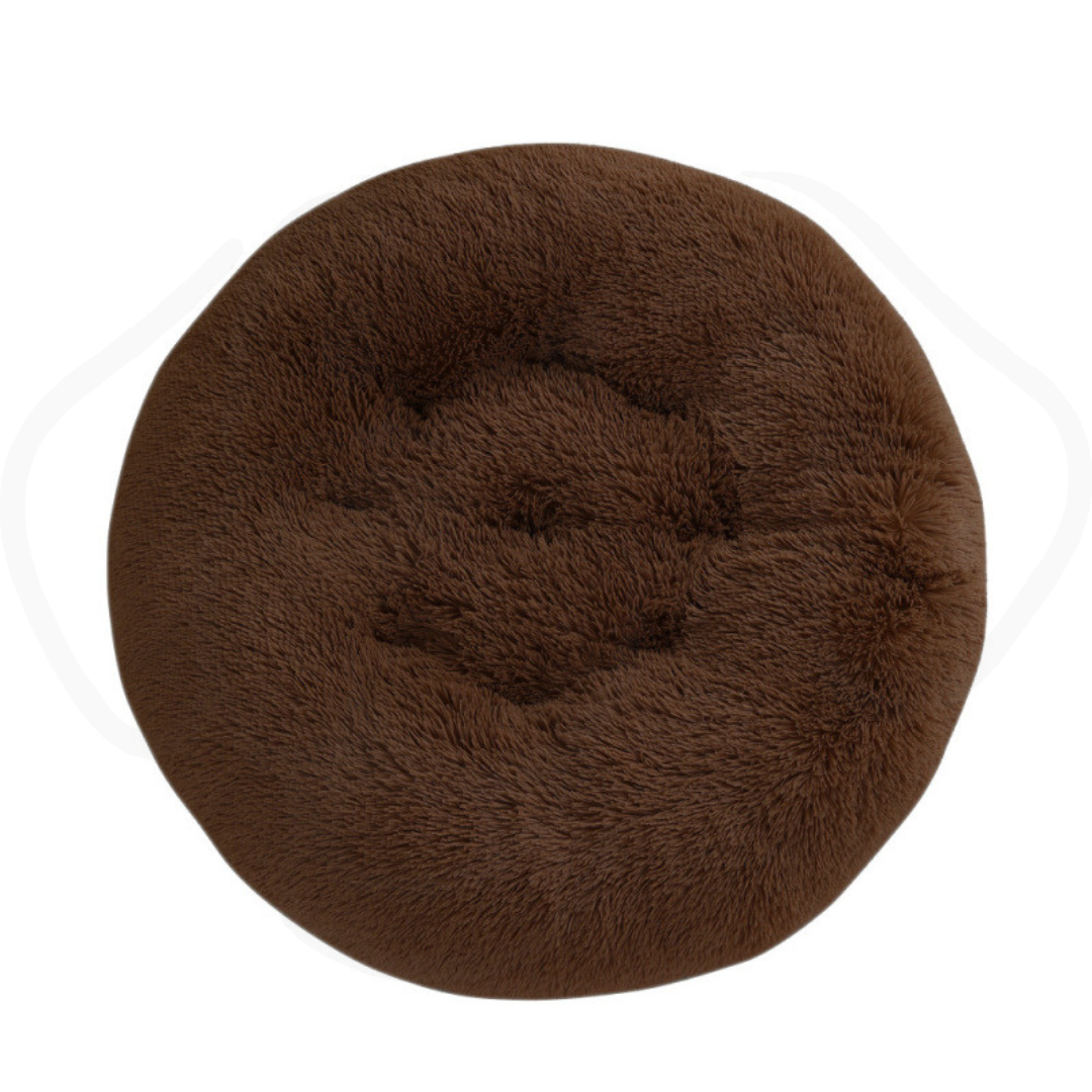 Round Pet Mat Dog Bed Plush Warm Sleep Dog Bed Cathouse Doghouse