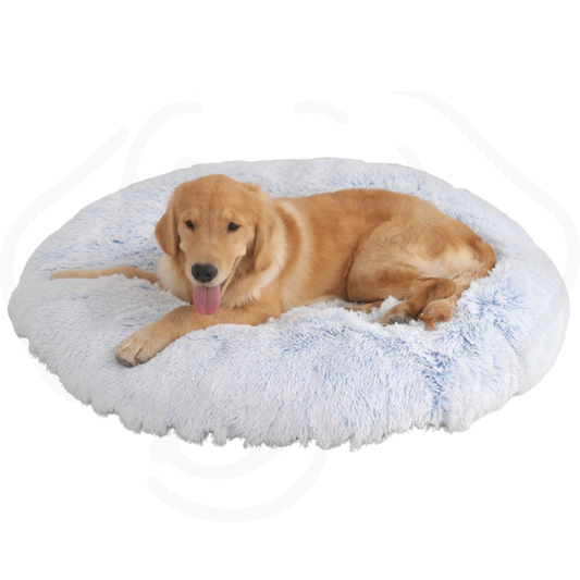 Round Pet Mat Dog Bed Plush Warm Sleep Dog Bed Cathouse Doghouse
