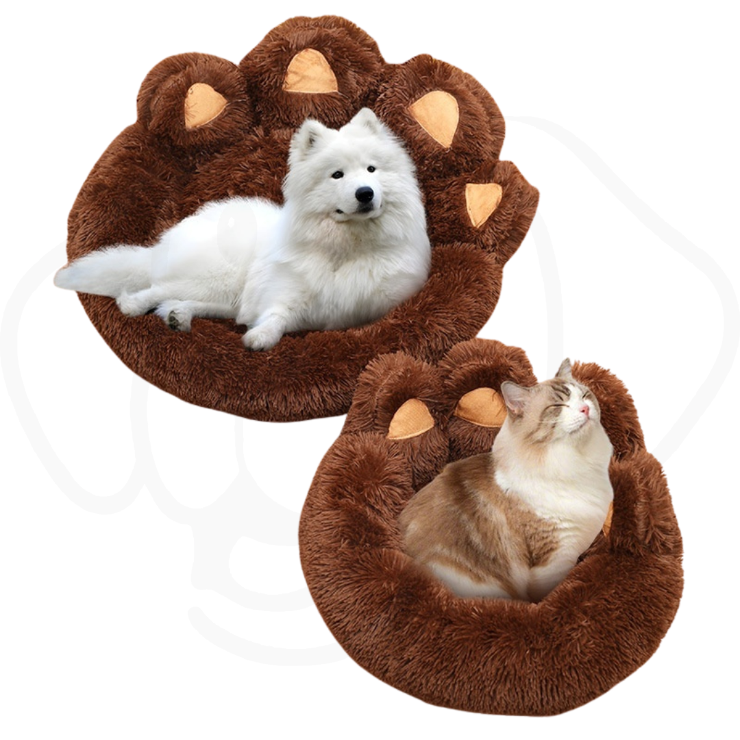 Plush Kennel Thickened Pet Bed Large Paw Mat