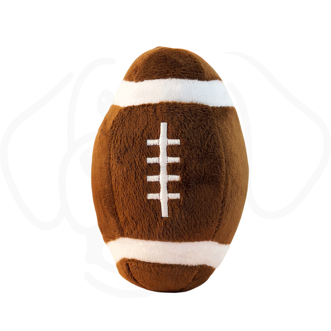 Football Soccer Plush Dog Toy – Interactive Training Toy for Puppies & Dogs