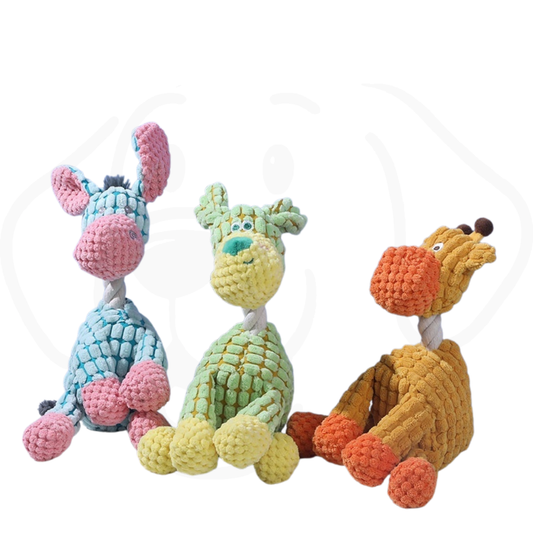 Pet Toy Dog Bite Sound Toy – Interactive Plush Molar Fabric Toy for Dogs