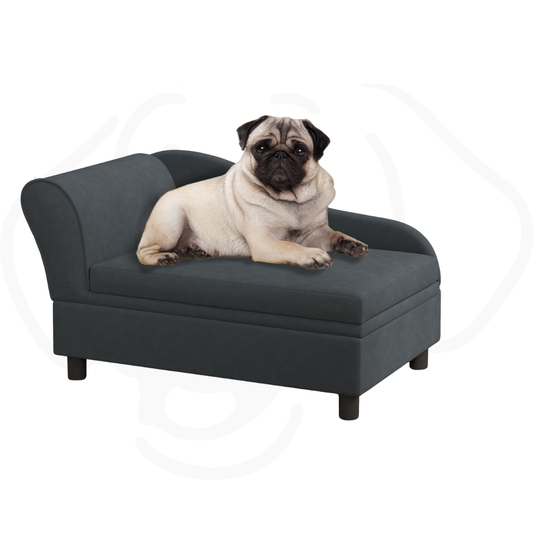 Grey Luxury Small Dog Sofa Bed with Hidden Storage Luxury Small Dog Bed With Hidden Storage