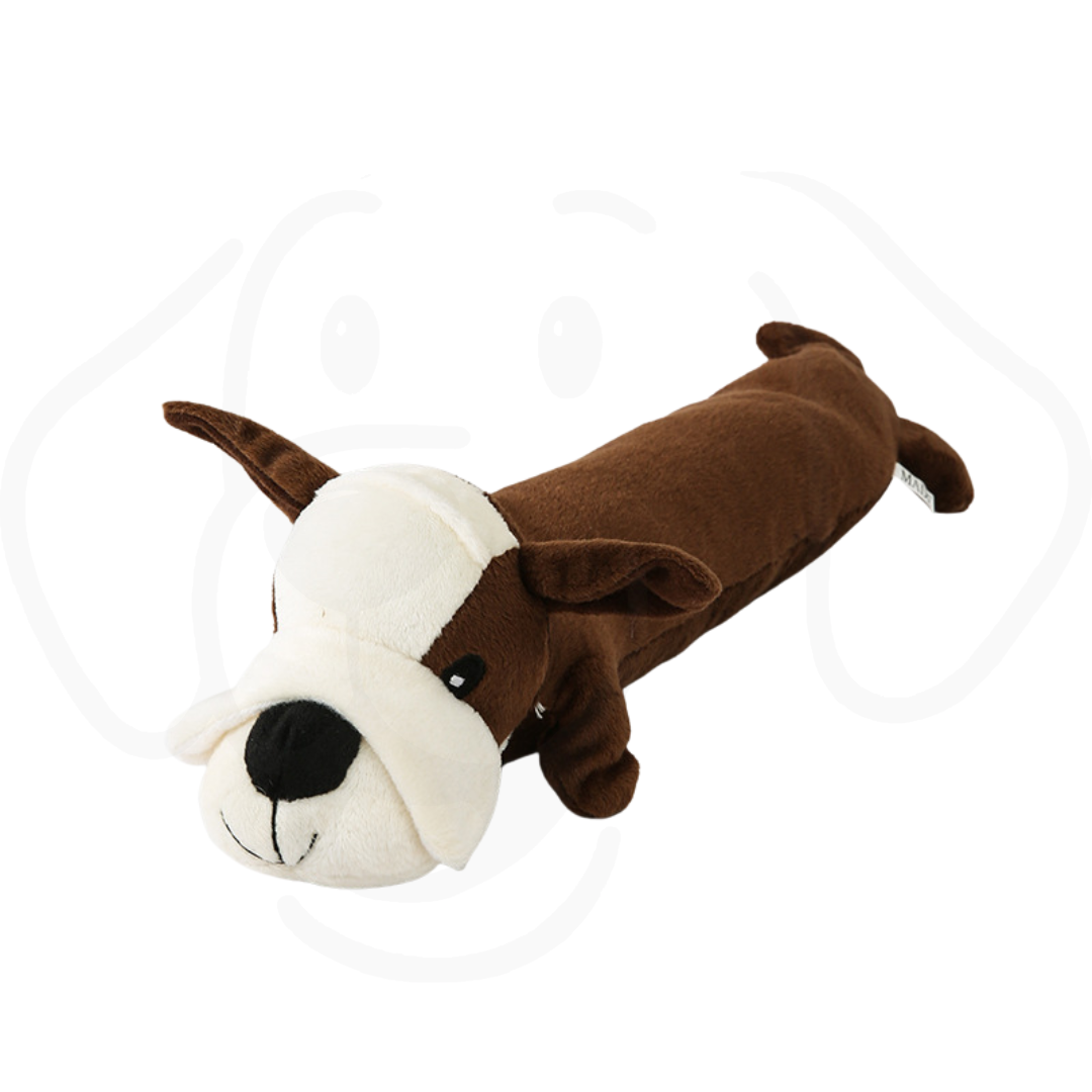 Lying Dog Plush Toy with Sound – Soft Chew Toy for Dogs