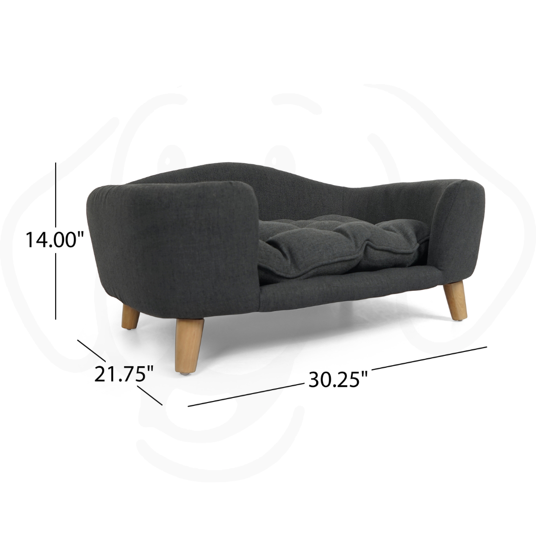 Round Mid- Century Luxury Dog Bed