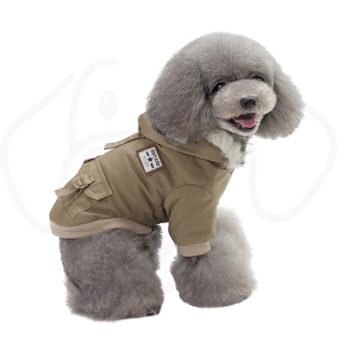 Small Dog Winter Hoodie Coat | Warm Fleece Jacket