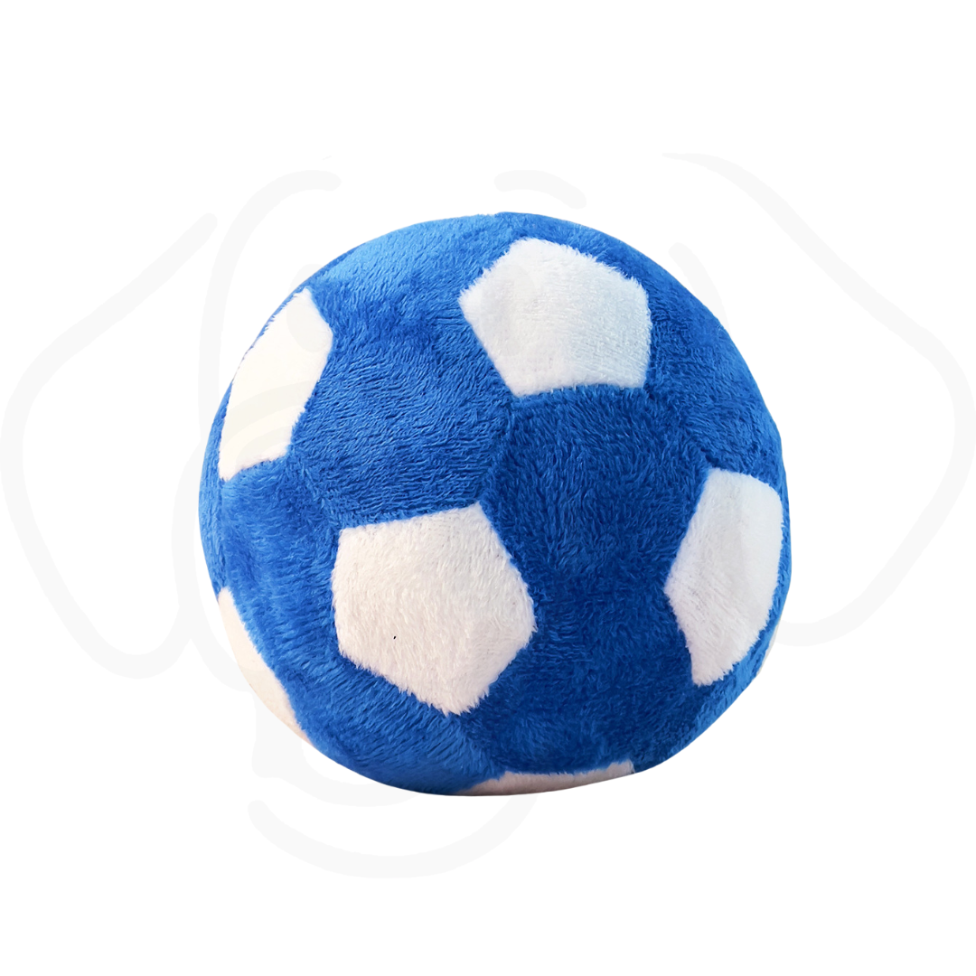 Football Soccer Plush Dog Toy – Interactive Training Toy for Puppies & Dogs