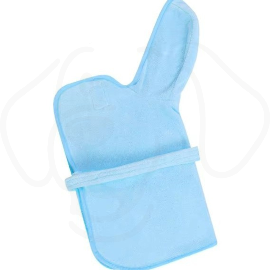 Wearable Pet Bath Towel & Bathrobe | Super Absorbent Thick Coral Fleece Dog Drying Coat