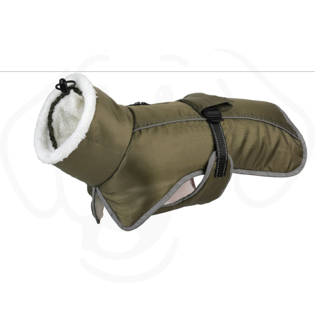 Pet Autumn & Winter Thick Warm Waterproof Dog Coat – Windproof, Reflective & Ultra-Cozy