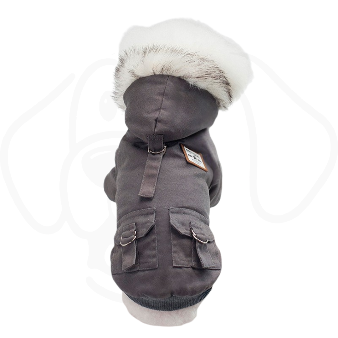 Small Dog Winter Hoodie Coat | Warm Fleece Jacket