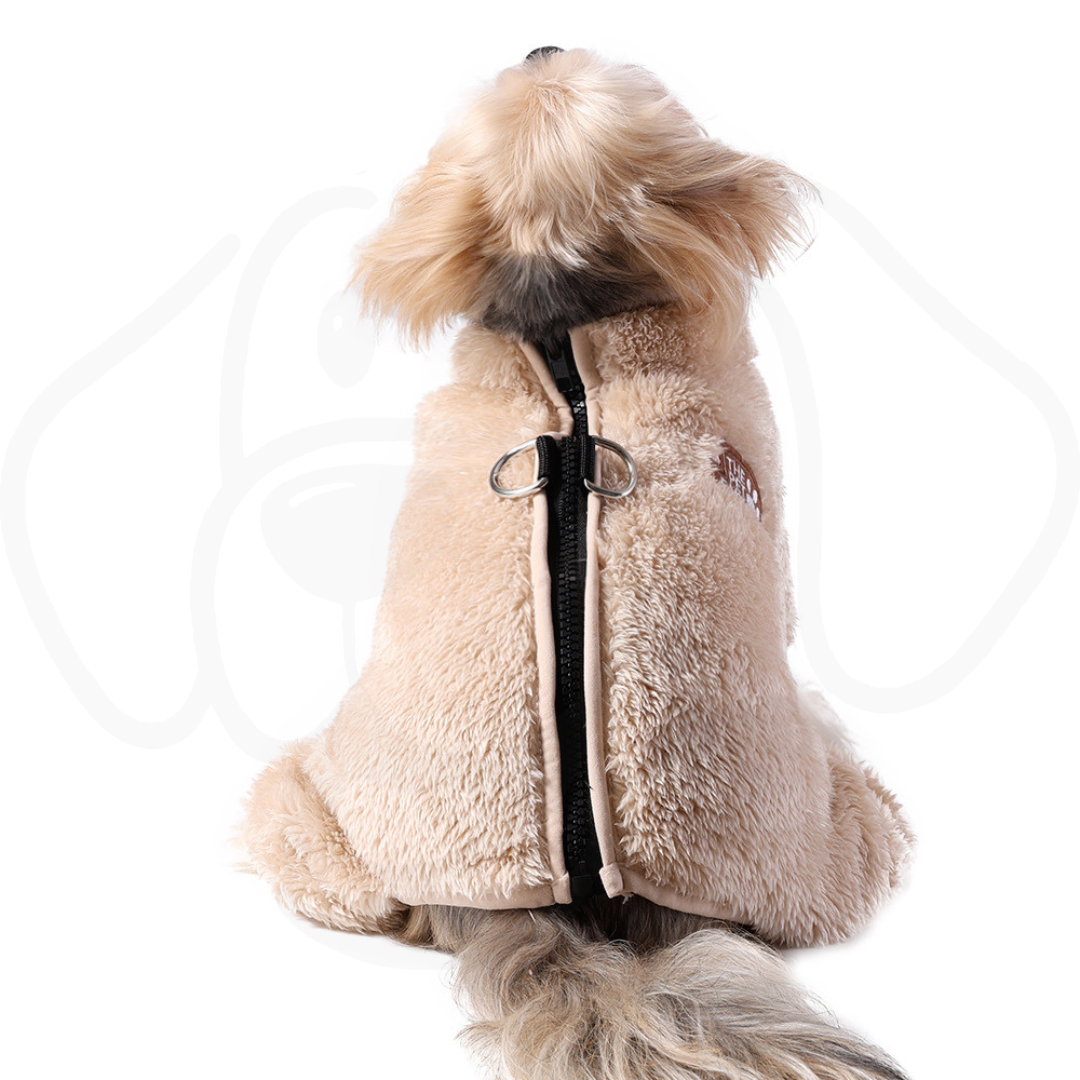 Simple & Warm Double-Sided Plush Pet Jumpsuit | Cozy Polyester Dog & Cat Outfit