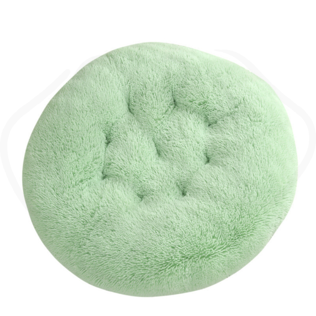 Round Pet Mat Dog Bed Plush Warm Sleep Dog Bed Cathouse Doghouse